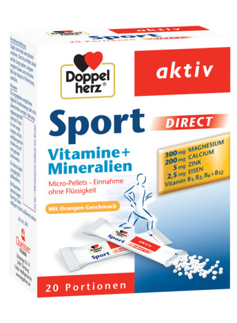 Aktiv Sport direct Vitamine + Minerale Doppelherz – 20 plicuri